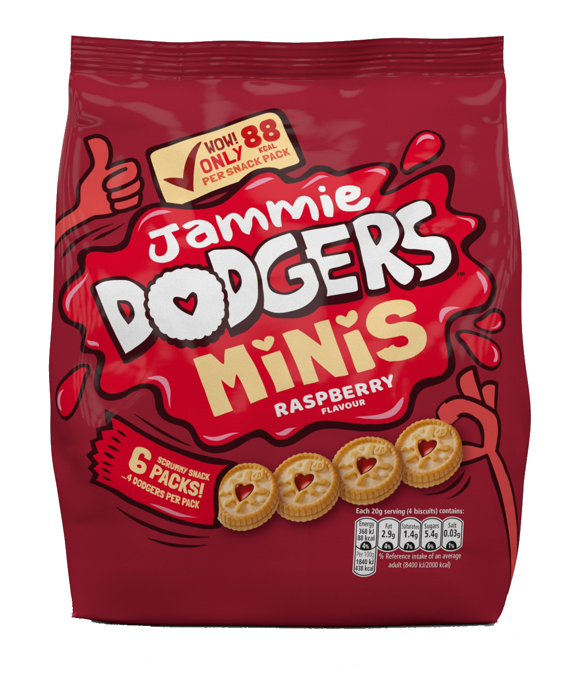 Jammie Dodgers Minis - Burton's Biscuits